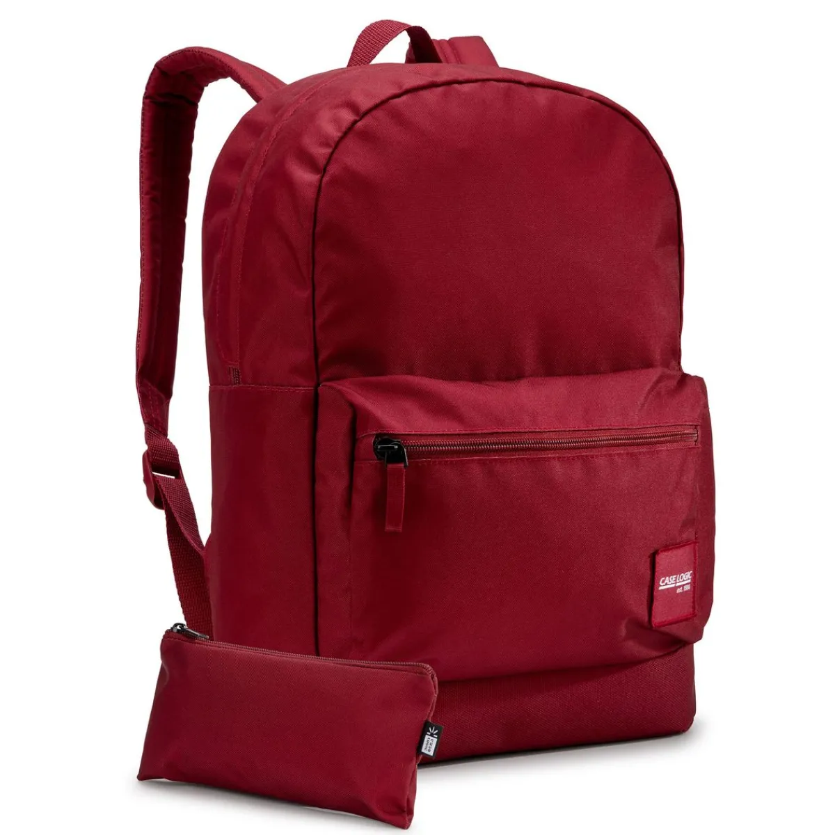 Laptop Backpacks*Case Logic Commence recycled backpack PomegranateRed